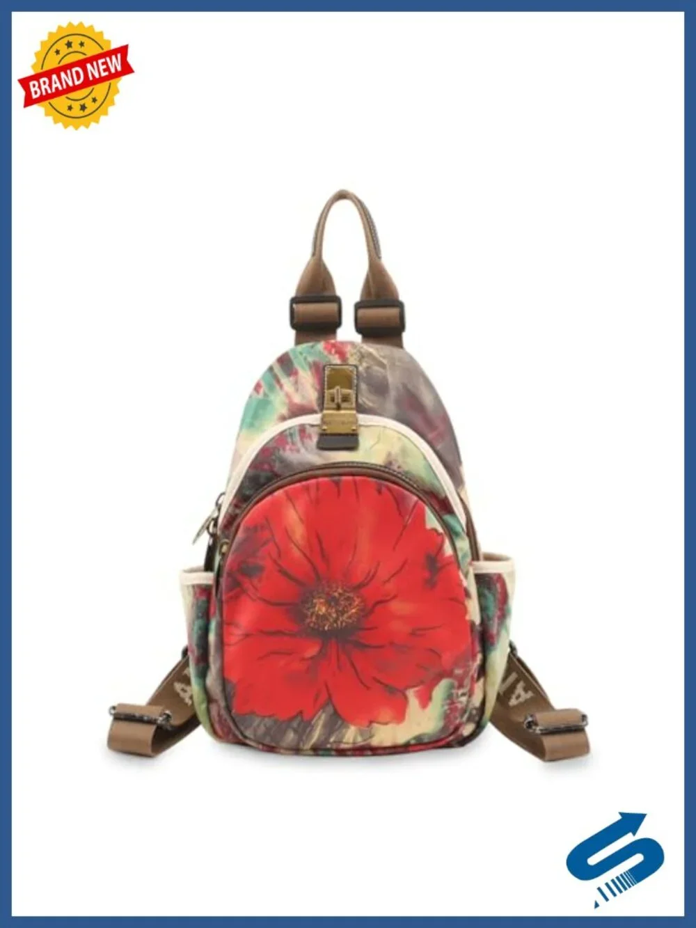 Mini Waterproof Oxford Backpack - Adjustable Straps, Anti-Theft, Daypack, Travel